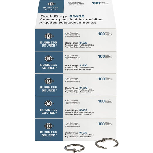 Business Source Standard Book Rings