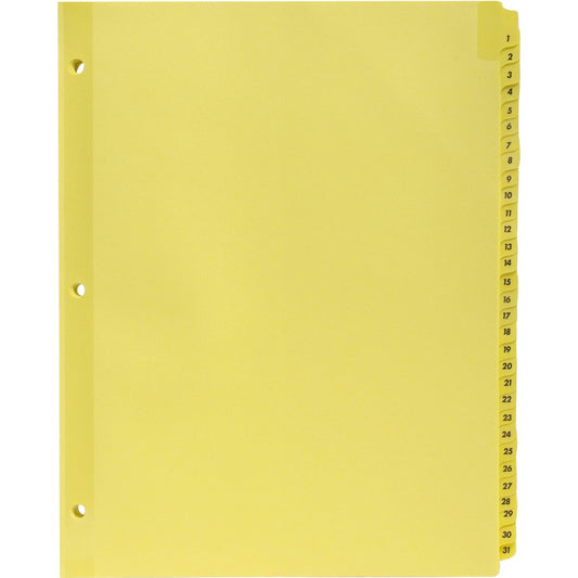 Business Source Preprinted 1-31 Tab Index Dividers