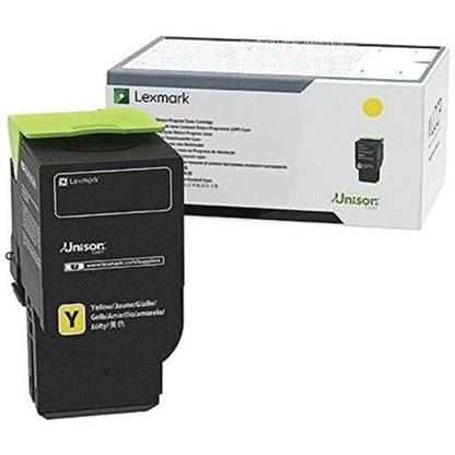 Lexmark Original Extra High Yield Laser Toner Cartridge - Yellow - 1 Each