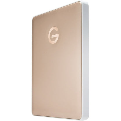 G-Technology G-DRIVE mobile USB-C GDMUCWWC20001AGBV2 2 TB Portable Hard Drive - 2.5" External - Gold