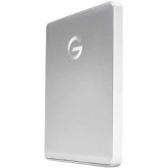 G-Technology G-DRIVE mobile USB-C GDMUCWWC20001ADBv2 2 TB Portable Hard Drive - 2.5" External - Silver
