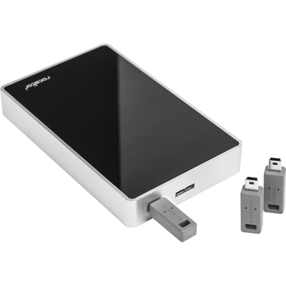 Rocstor Rocsecure EX31 1 TB 2.5" Hard Drive - External - Portable - USB 3.1 - 5400 rpm ENCYPTED PORTABLE DRIVE 3XTOKEN KEY