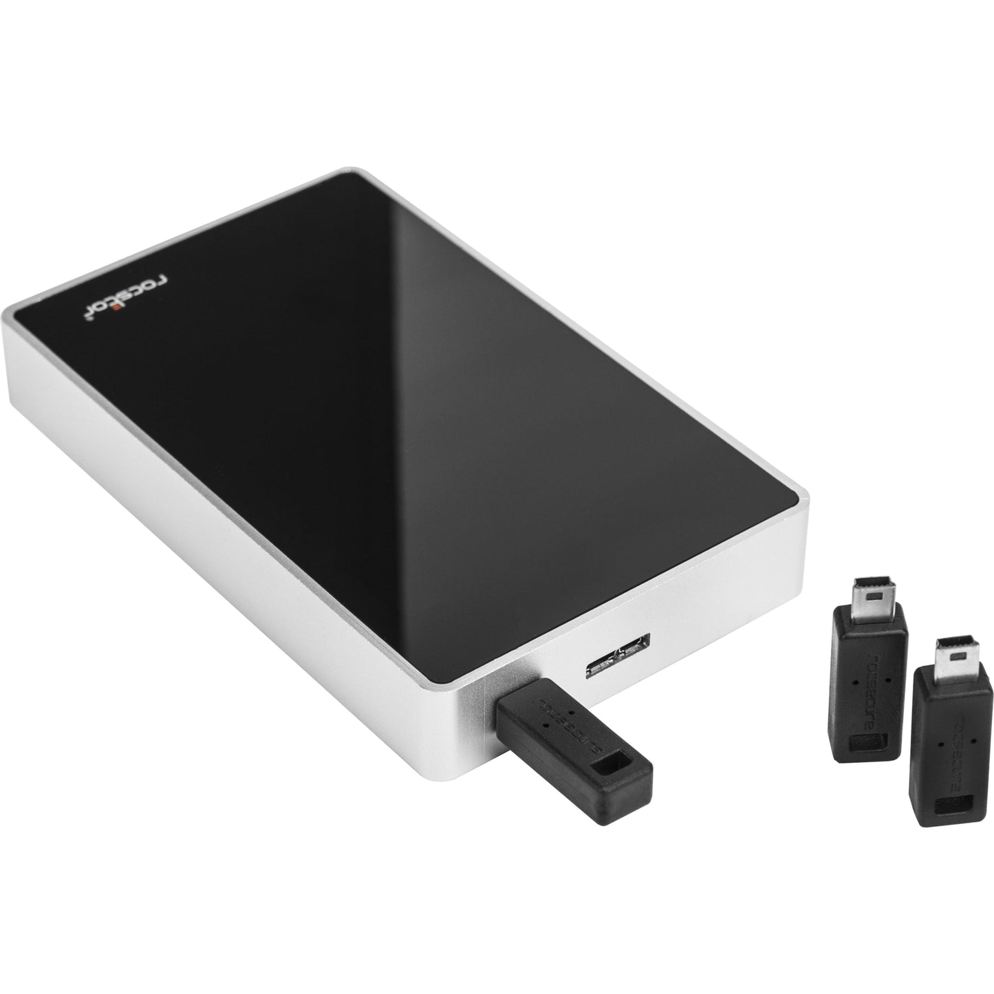 Rocstor Rocsecure EX31 4 TB Solid State Drive - External - Portable - USB 3.1 ENCYPTED PORTABLE DRIVE 3XTOKEN KEY