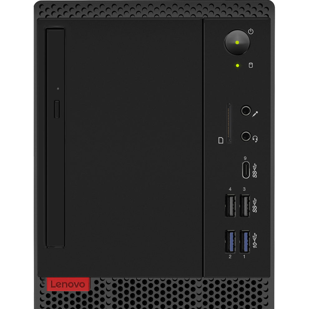 Lenovo ThinkCentre M720t 10SQ0016US Desktop Computer - Intel Core i3 8th Gen i3-8100 3.60 GHz - 4 GB RAM DDR4 SDRAM - 500 GB HDD - 16 GB SSD - Tower