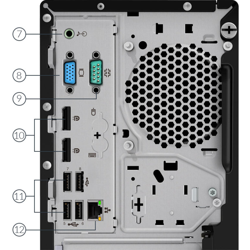 Lenovo ThinkCentre M720t 10SQ0010US Desktop Computer - Intel Core i5 8th Gen i5-8400 2.80 GHz - 8 GB RAM DDR4 SDRAM - 1 TB HDD - Tower