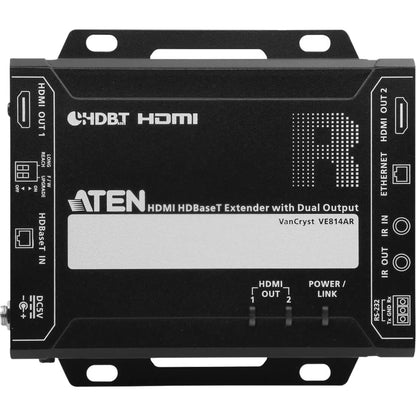 ATEN HDMI HDBaseT Receiver with Dual Output (4K@100m) (HDBaseT Class A)-TAA Compliant