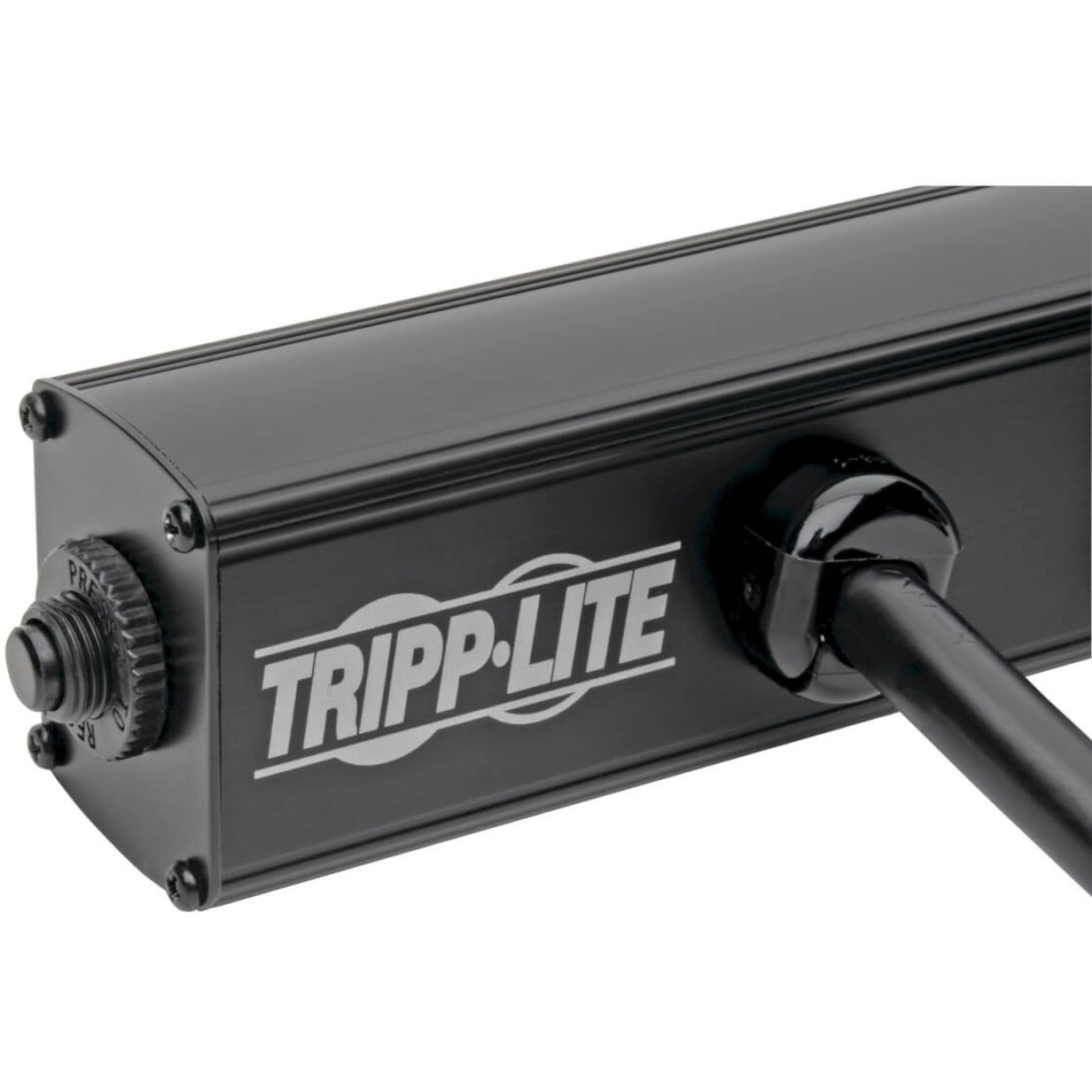 Tripp Lite 4-Outlet Power Strip Right-Angle NEMA 5-15R 15A 120V 6 ft. (1.83 m) Cord Right-Angle 5-15P Plug 24 in.