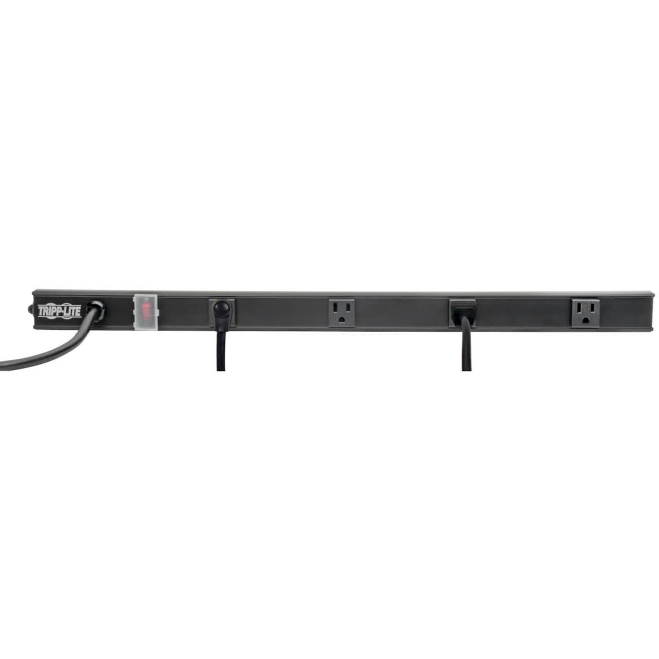 Tripp Lite 4-Outlet Power Strip Right-Angle NEMA 5-15R 15A 120V 6 ft. (1.83 m) Cord Right-Angle 5-15P Plug 24 in.