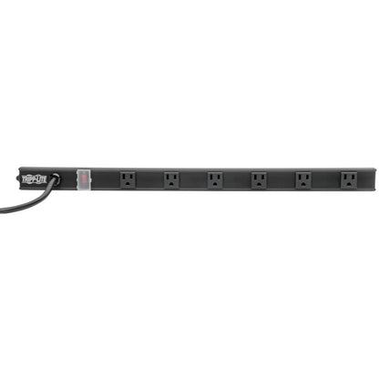 Tripp Lite 6-Outlet Power Strip Right-Angle NEMA 5-15R 15A 120V 8 ft. (2.43 m) Cord Right-Angle 5-15P Plug 24 in.