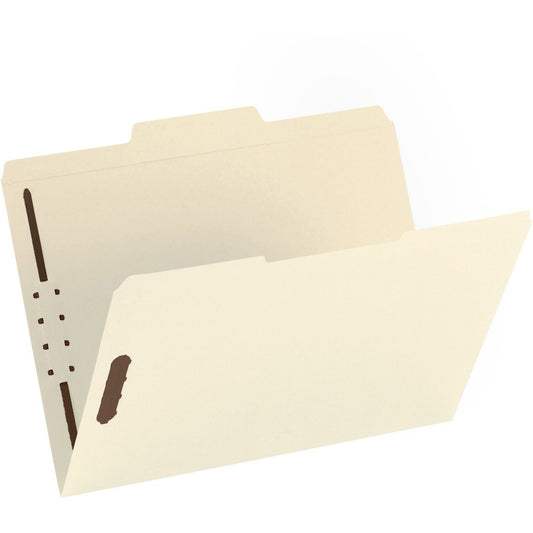 Business Source 1/3 Tab Cut Letter Recycled Fastener Folder