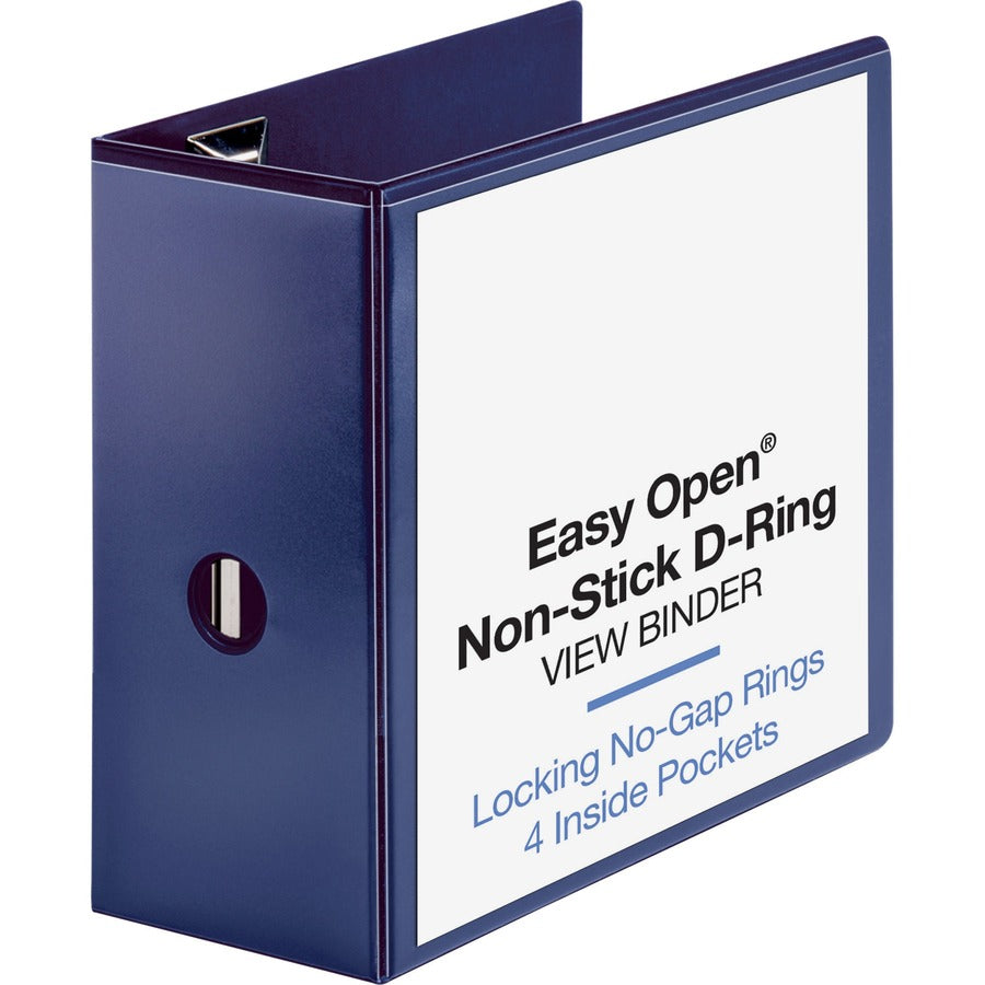 Business Source Navy D-ring Binder