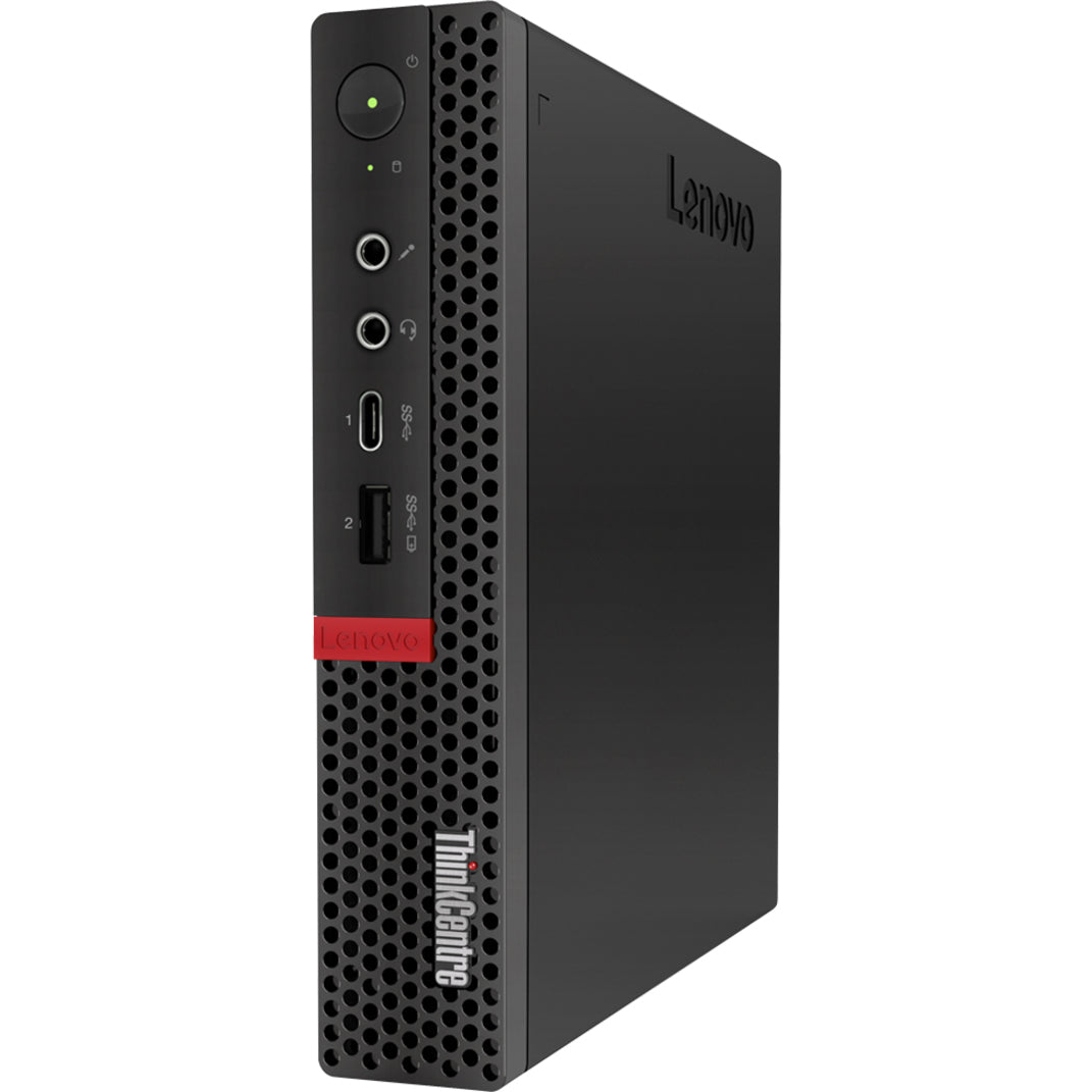 Lenovo ThinkCentre M720q 10T7001SUS Desktop Computer - Intel Core i7 8th Gen i7-8700T 2.40 GHz - 8 GB RAM DDR4 SDRAM - 512 GB SSD - Tiny - Raven Black