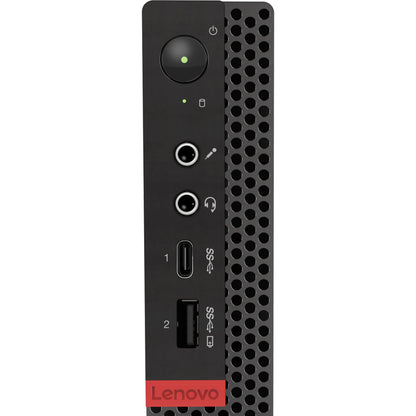 Lenovo ThinkCentre M720q 10T7001WUS Desktop Computer - Intel Core i7 8th Gen i7-8700T 2.40 GHz - 8 GB RAM DDR4 SDRAM - 512 GB SSD - Tiny - Raven Black