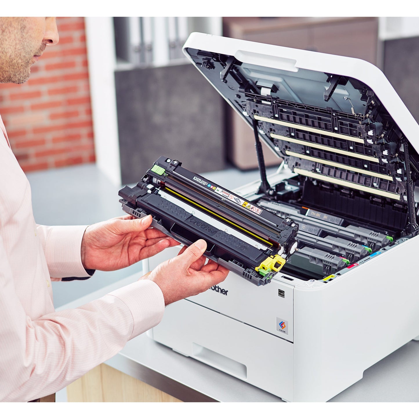 Brother HL-L3230CDW Compact Digital Color Printer Providing Laser Quality Results with Wireless and Duplex Printing