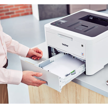 Brother HL-L3230CDW Compact Digital Color Printer Providing Laser Quality Results with Wireless and Duplex Printing