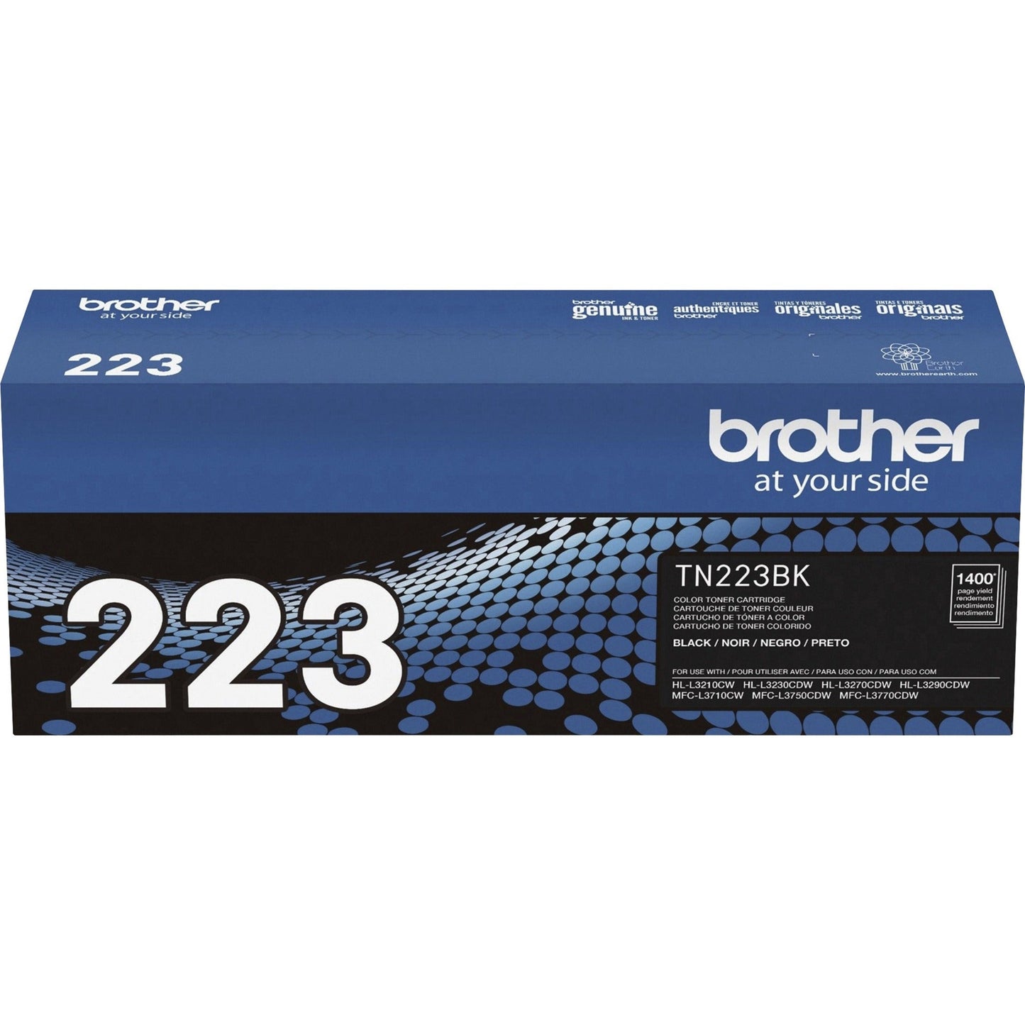 Brother Genuine TN-223BK Standard Yield Black Toner Cartridge
