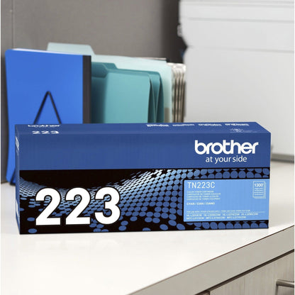 Brother Genuine TN-223C Standard Yield Cyan Toner Cartridge