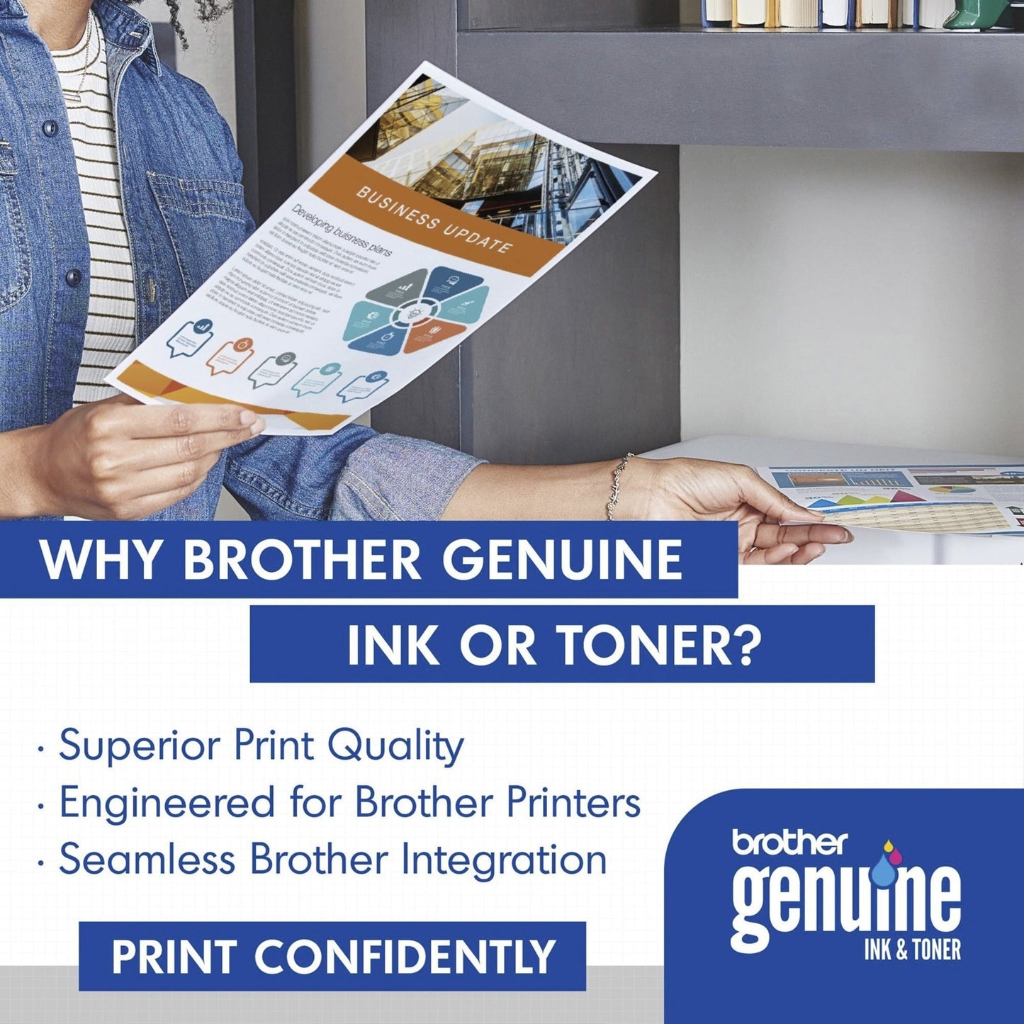 Brother Genuine TN-223Y Standard Yield Yellow Toner Cartridge