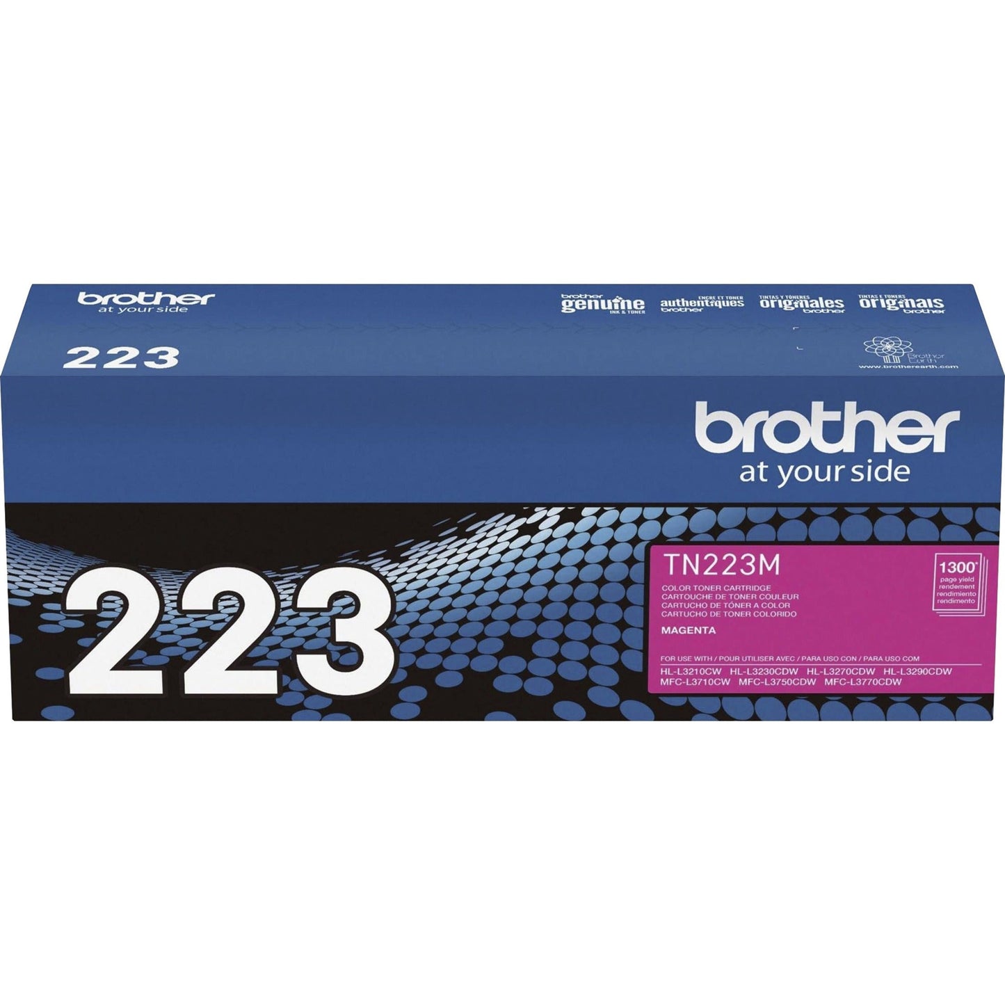 Brother Genuine TN-223M Standard Yield Magenta Toner Cartridge