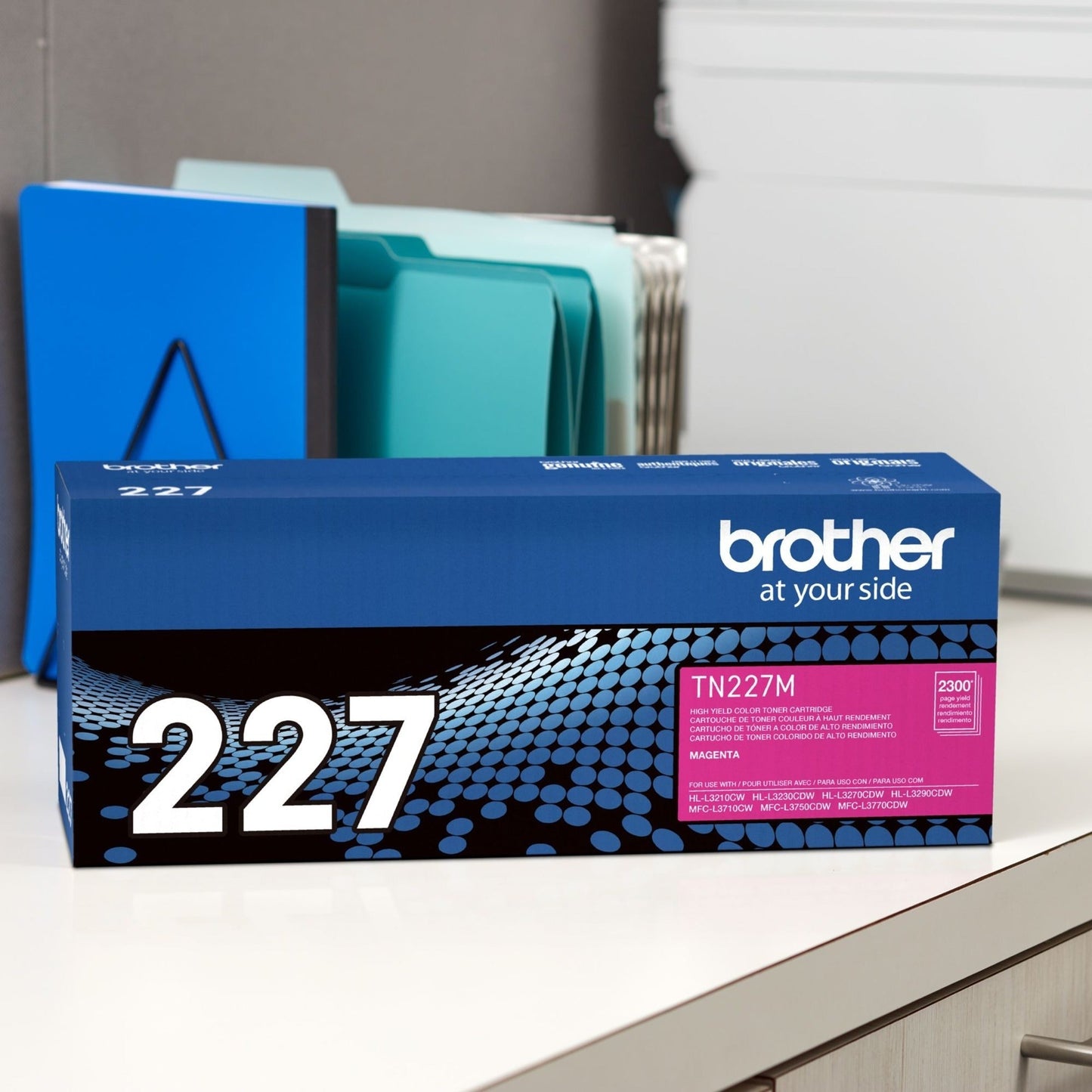 Brother Genuine TN-227M High Yield Magenta Toner Cartridge