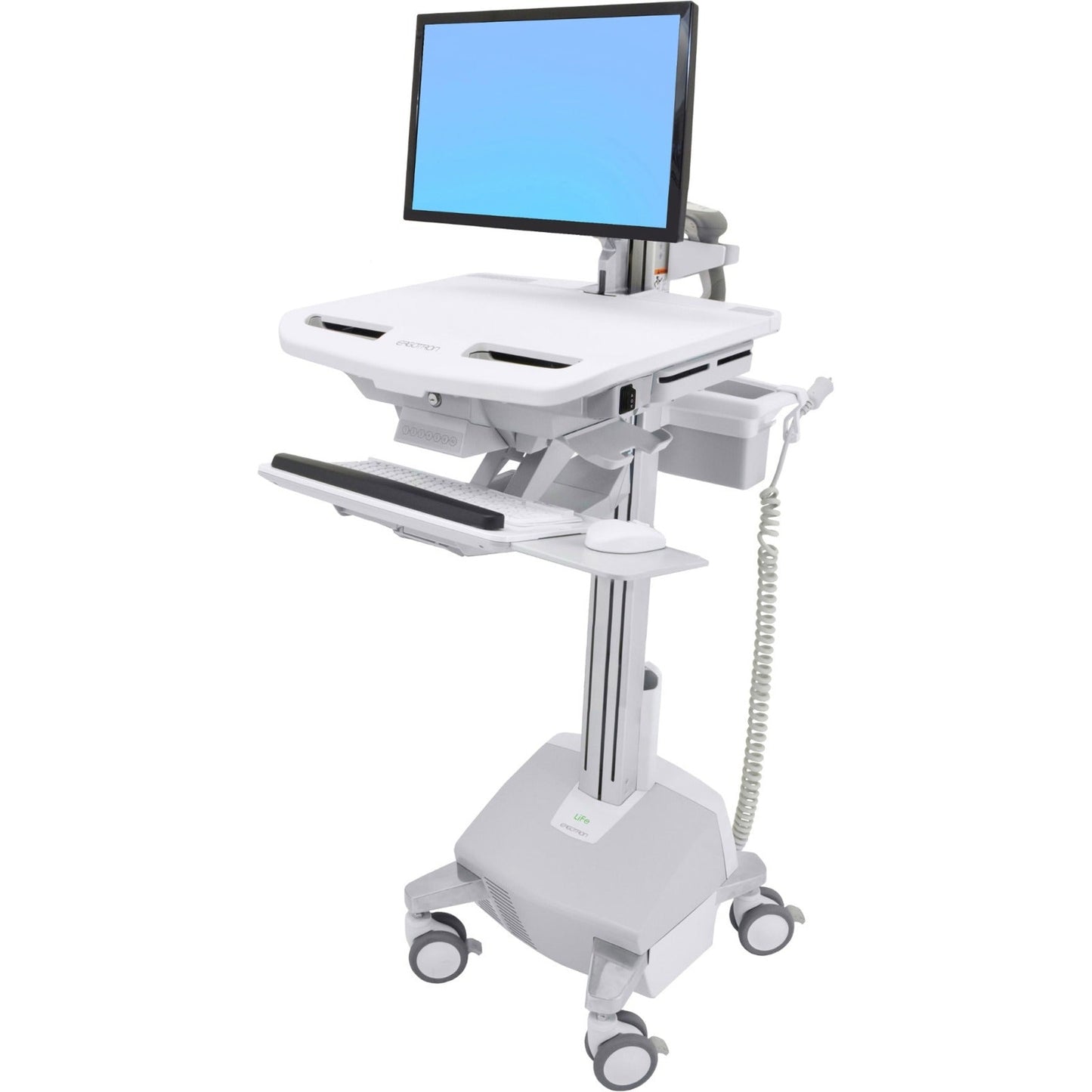 Ergotron StyleView Electric Lift Cart with LCD Arm LiFe Powered