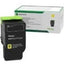 Lexmark Unison Original Ultra High Yield Laser Toner Cartridge - Yellow Pack