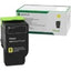 Lexmark Unison Original Extra High Yield Laser Toner Cartridge - Yellow Pack