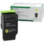 Lexmark Unison Original Standard Yield Laser Toner Cartridge - Yellow Pack