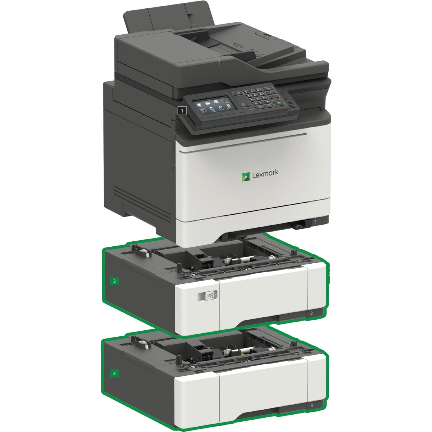 Lexmark CX522ade Laser Multifunction Printer - Color