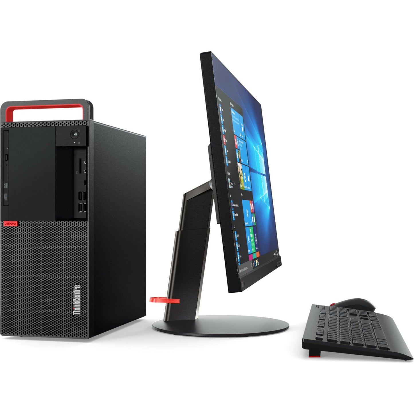 Lenovo ThinkCentre M920t 10SF0005US Desktop Computer - Intel Core i7 8th Gen i7-8700 3.20 GHz - 8 GB RAM DDR4 SDRAM - 256 GB SSD - Tower - Raven Black