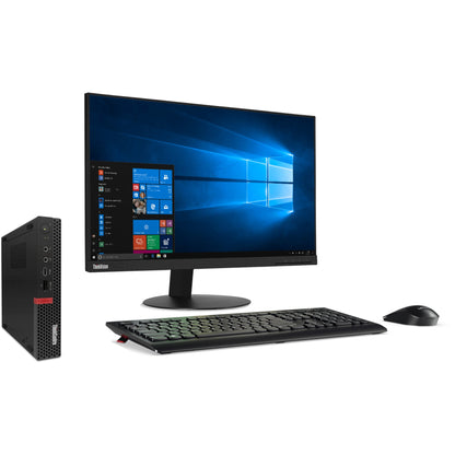 Lenovo ThinkCentre M720q 10T8S0S000 Desktop Computer - Intel Core i5 8th Gen i5-8400T 1.70 GHz - 8 GB RAM DDR4 SDRAM - 256 GB SSD - Tiny - Raven Black