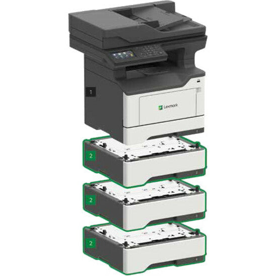 Lexmark MX522adhe Laser Multifunction Printer - Monochrome - TAA Compliant