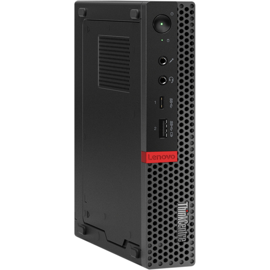 Lenovo ThinkCentre M920q 10RS001XUS Desktop Computer - Intel Core i7 8th Gen i7-8700T 2.40 GHz - 8 GB RAM DDR4 SDRAM - 1 TB HDD - 16 GB SSD - Tiny - Raven Black