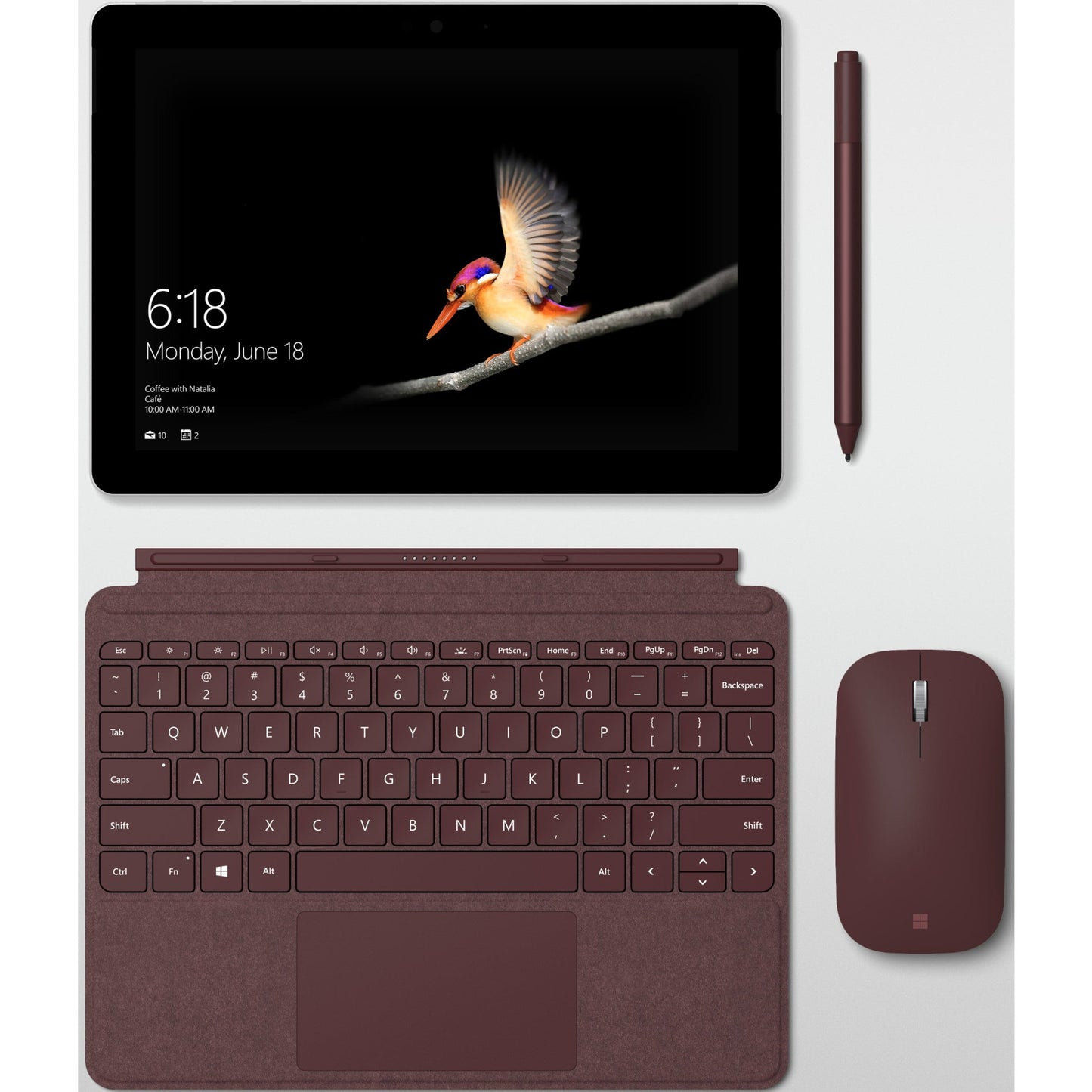 Microsoft Surface Go Tablet - 10" - Pentium 4415Y Dual-core (2 Core) 1.60 GHz - 4 GB RAM - 64 GB Storage - Windows 10 Pro - Silver