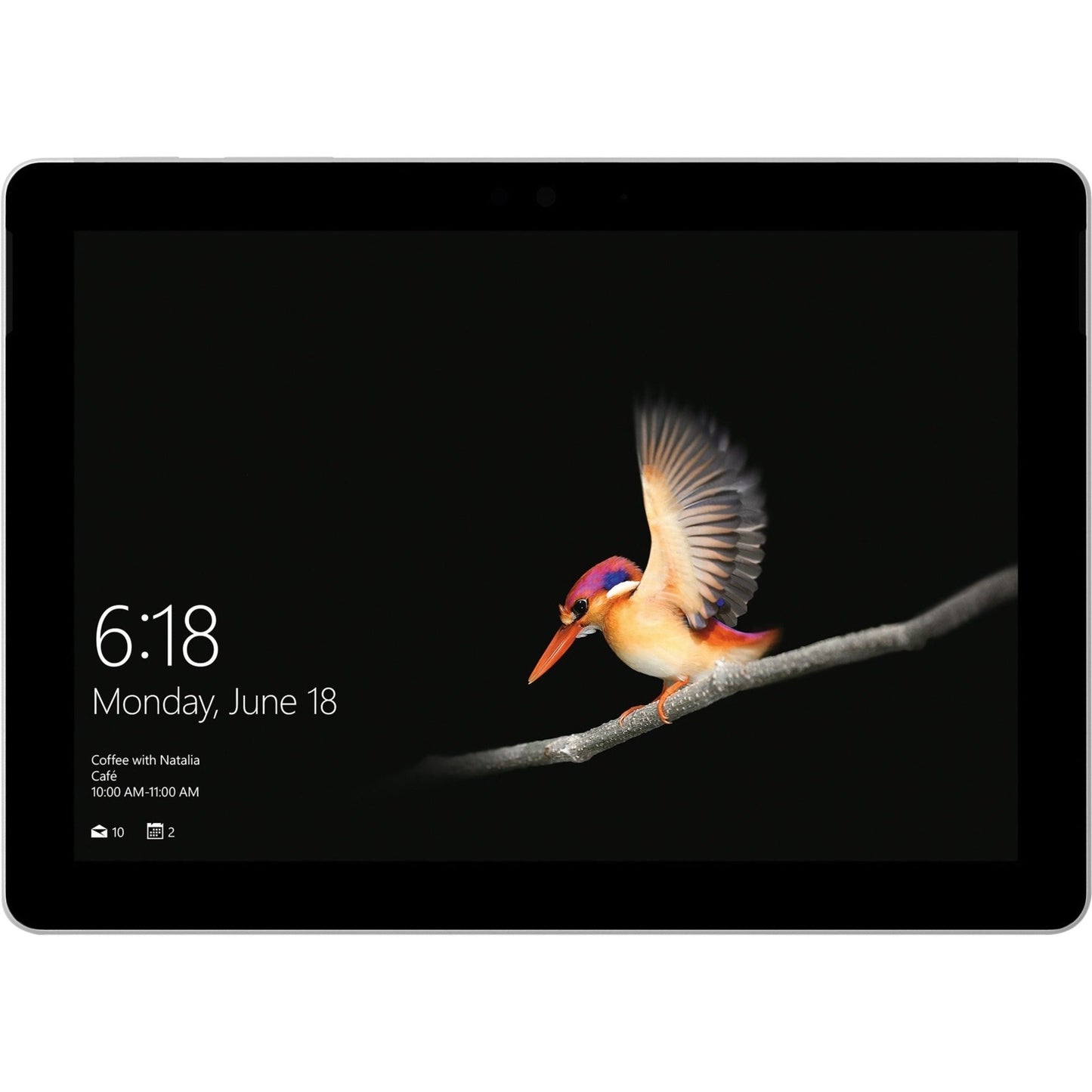 Microsoft Surface Go Tablet - 10" - Pentium 4415Y Dual-core (2 Core) 1.60 GHz - 4 GB RAM - 64 GB Storage - Windows 10 Pro - Silver