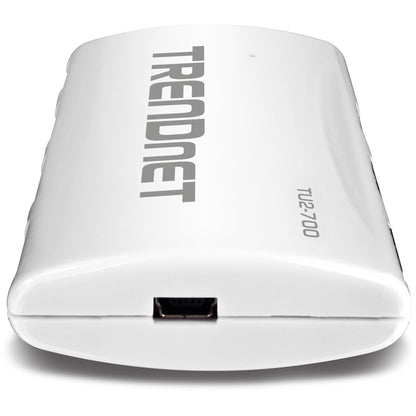 TRENDnet USB 2.0 7-Port High Speed Hub with 5V/2A Power Adapter Up to 480 Mbps USB 2.0 connection Speeds TU2-700