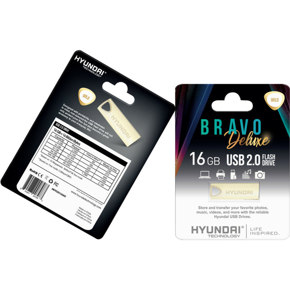 Hyundai 16GB Bravo Deluxe USB 2.0 Flash Drive