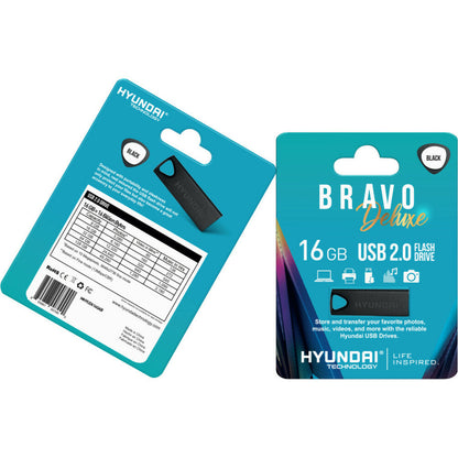 Hyundai 16GB Bravo Deluxe USB 2.0 Flash Drive