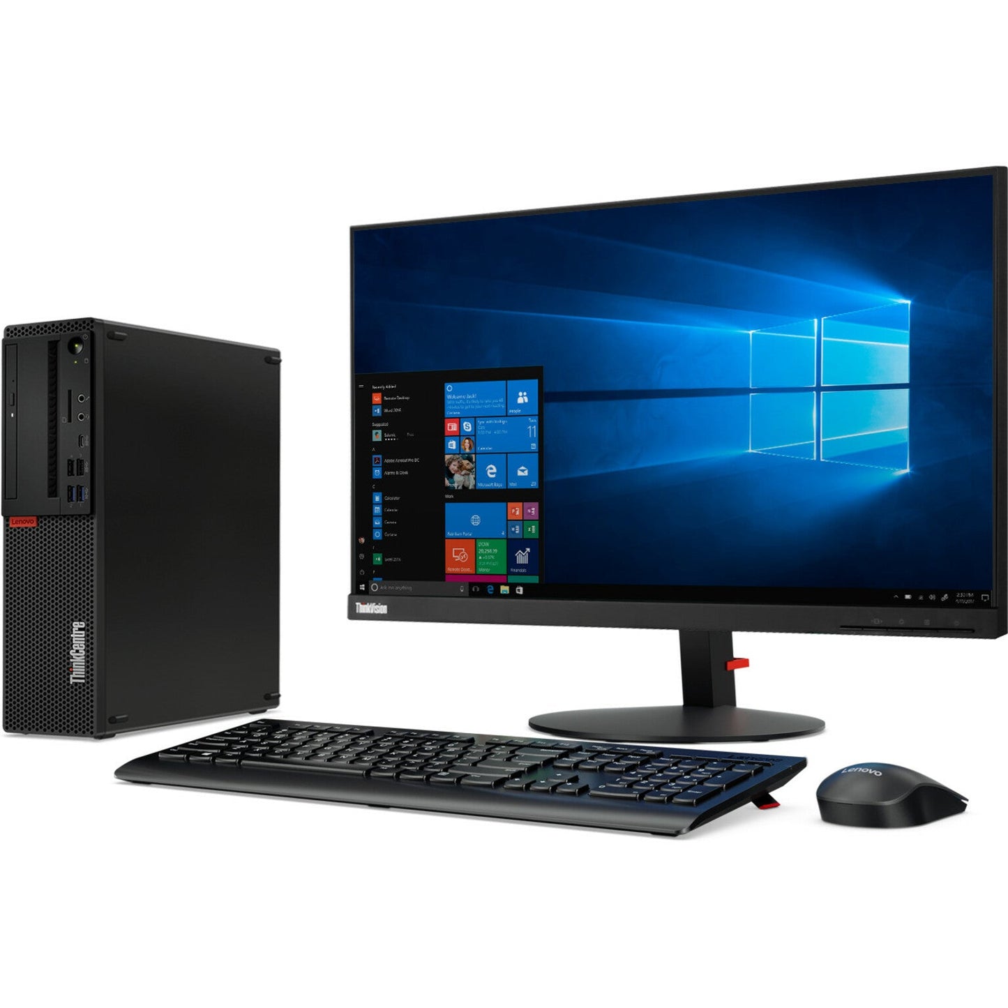 Lenovo ThinkCentre M720s 10SUS10D00 Desktop Computer - Intel Core i7 8th Gen i7-8700 3.20 GHz - 16 GB RAM DDR4 SDRAM - 256 GB SSD - Small Form Factor - Raven Black