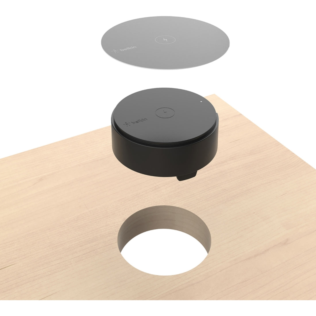 Belkin BOOST&uarr;UP Wireless Charging Spot (Recessed/Hidden Installation) - 4-Pack