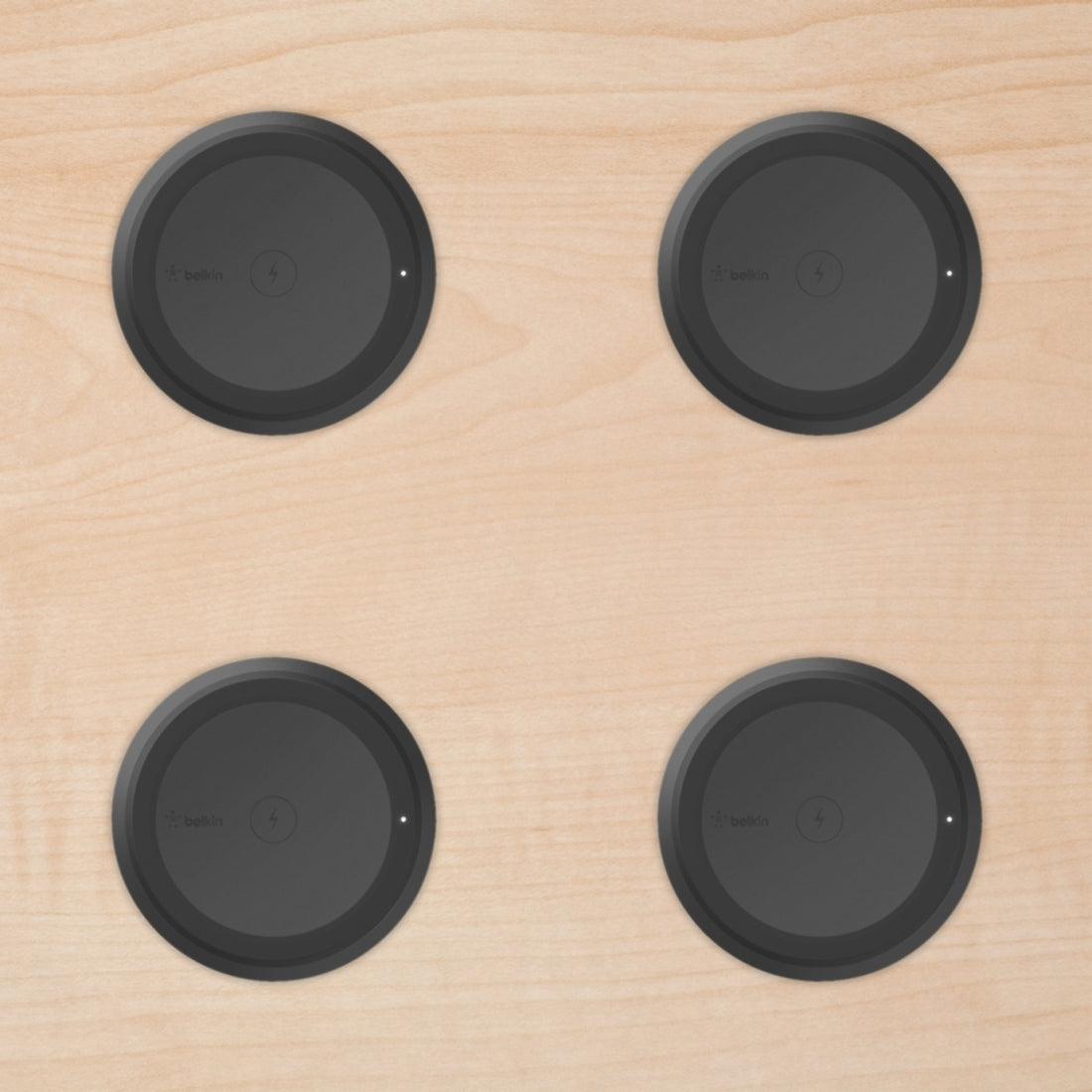 Belkin BOOST&uarr;UP Wireless Charging Spot (Surface Installation) - 4-Pack