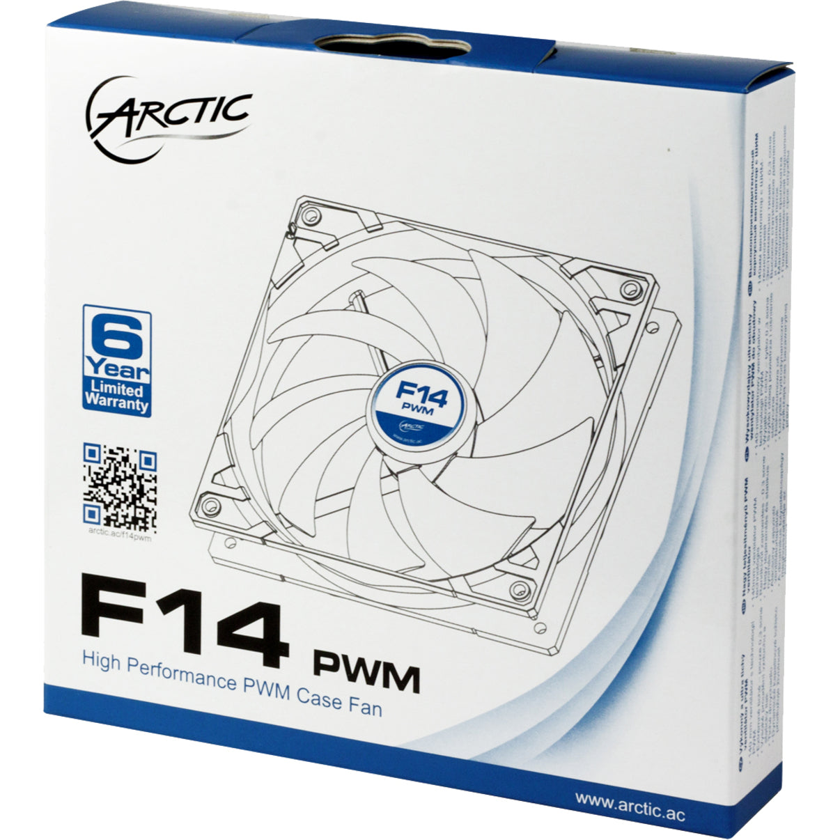 Arctic 4-Pin PWM Fan with Standard Case - 1 Pack