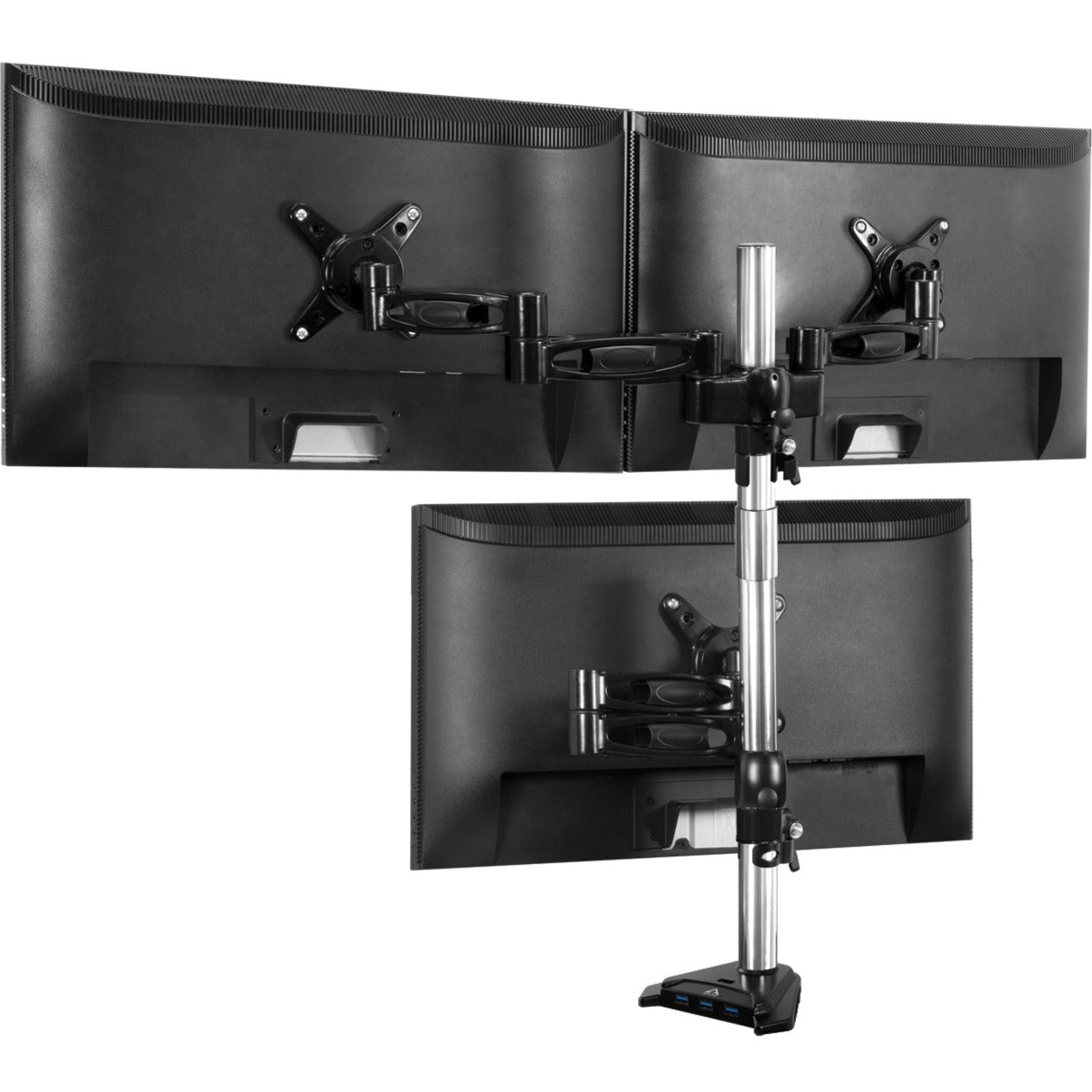 Arctic Mounting Arm for Monitor Display Flat Panel Display - Black