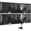 Arctic Mounting Arm for Monitor Display Flat Panel Display - Black