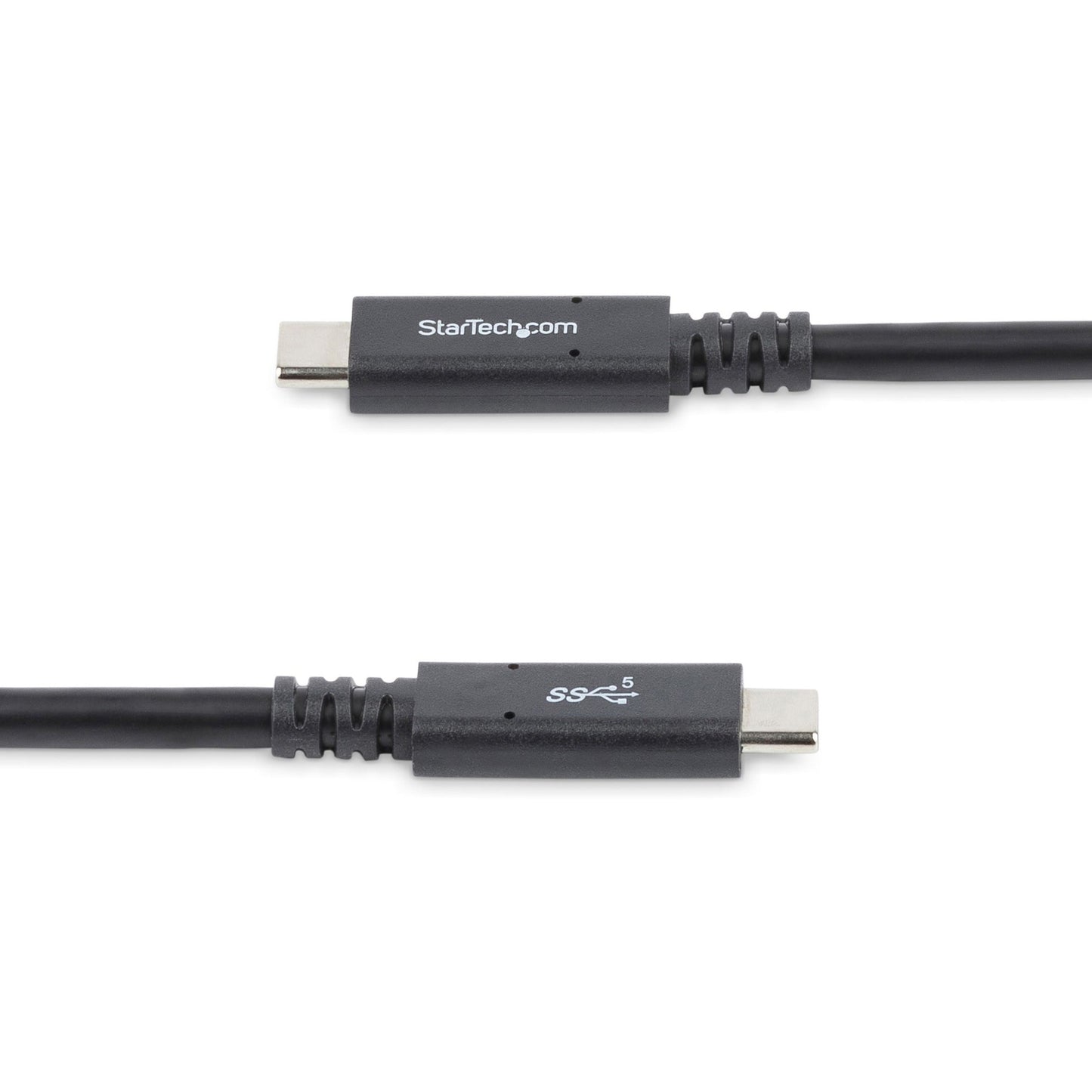 StarTech.com 6 ft (1.8m) USB C to USB C Cable 5A 100W PD 3.0 Certified Works With Chromebook USB-IF Certified M/M USB 3.0 (5Gbps)