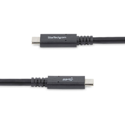 StarTech.com 6 ft (1.8m) USB C to USB C Cable 5A 100W PD 3.0 Certified Works With Chromebook USB-IF Certified M/M USB 3.0 (5Gbps)