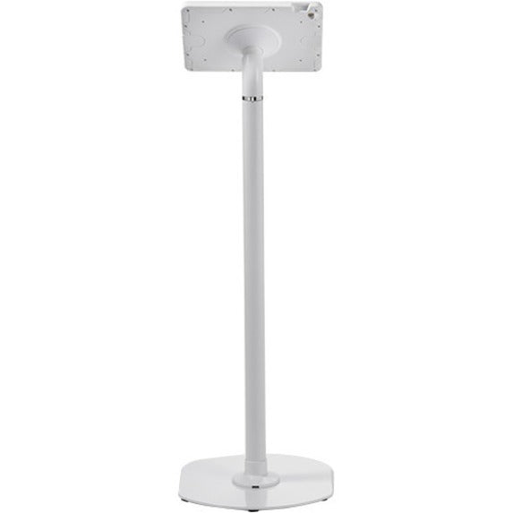ArmorActive Pipeline Kiosk 42 in with Echo for iPad Pro 12.9 in White with Baseplate