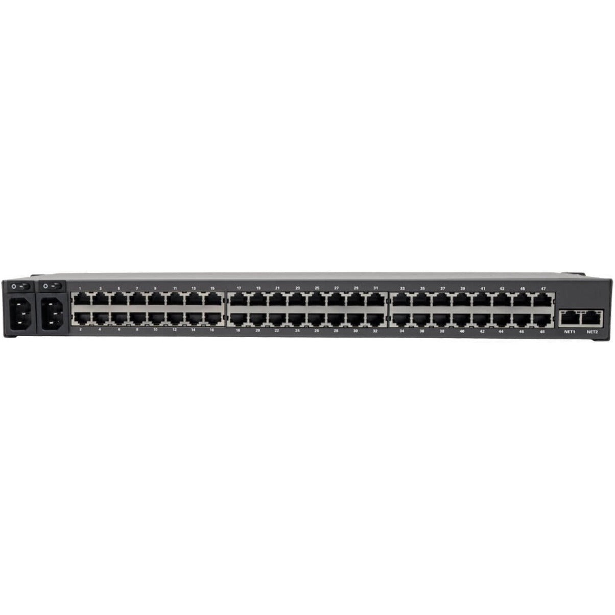 Tripp Lite 48-Port Console Server USB Ports (2) Dual GbE NIC 4 Gb Flash Desktop/1U Rack TAA