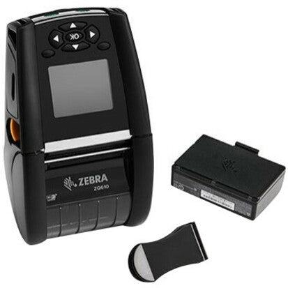 Zebra ZQ610 Mobile Direct Thermal Printer - Monochrome - Portable - Receipt Print - Bluetooth - Battery Included