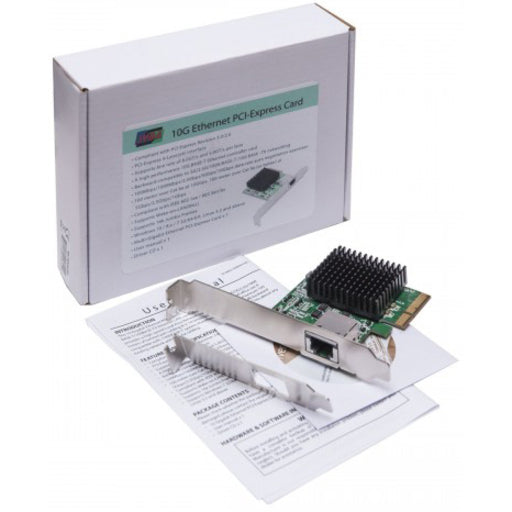IO Crest 10 Gigabit 10GBase-T NBASE-T Ethernet PCI-E x4 Network Card